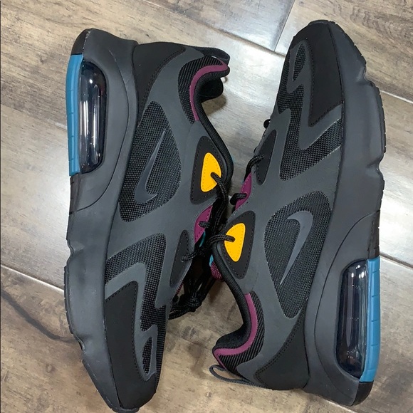 NIKE AIR MAX 200 Bl/Anthracite-Bordeaux - Picture 13 of 16